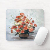Bodegón de flores/Toch leven bloemen Muismat (Met muis)