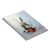 Bodegón de flores/Toch leven bloemen Notitieboek (Rechterzijde)