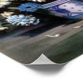 Bodegón de flores/Toch leven bloemen Poster (Hoek)