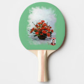 Bodegón de flores/Toch leven bloemen Tafeltennisbatje (Voorkant)