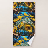 Bodegón Flores y Noche 1 - 001 Badhanddoek (Badhanddoek)