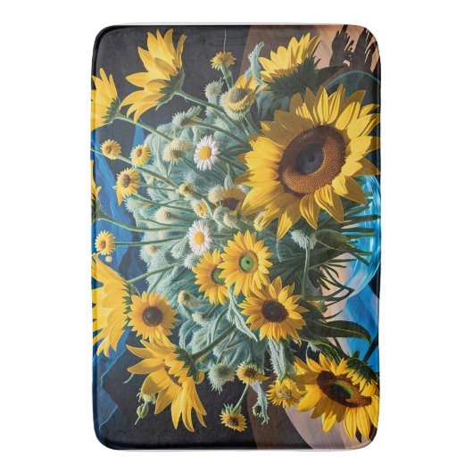 Bodegón Flores y Noche 1 - 001 Badmat (Voorkant Verticaal)