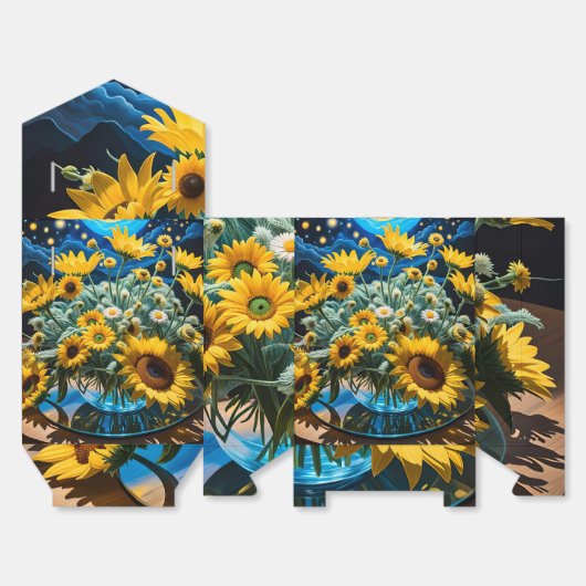 Bodegón Flores y Noche 1 - 001 Bedankdoosjes (Ongevouwen)