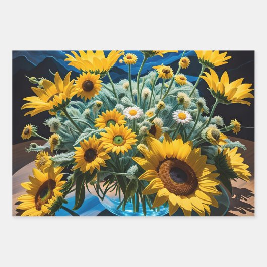 Bodegón Flores y Noche 1 - 001 Inpakpapier Vel (Voorkant 2)