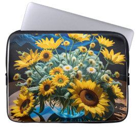 Bodegón Flores y Noche 1 - 001 Laptop Sleeve