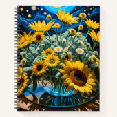 Bodegón Flores y Noche 1 - 001 Notitieboek (Voorkant)