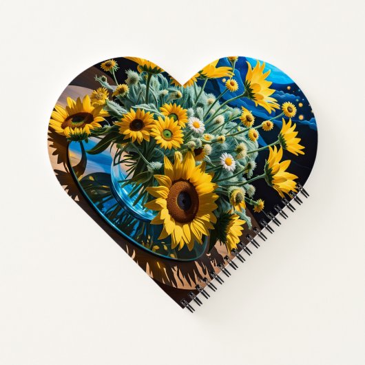 Bodegón Flores y Noche 1 - 001 Notitieboek (Achterkant)