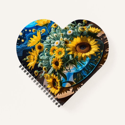 Bodegón Flores y Noche 1 - 001 Notitieboek (Voorkant)