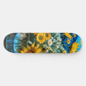 Bodegón Flores y Noche 1 - 001 Persoonlijk Skateboard (Horizontaal)