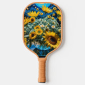Bodegón Flores y Noche 1 - 001 Pickleball Paddle (Achterkant)
