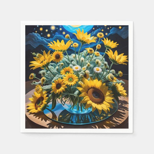 Bodegón Flores y Noche 1 - 001 Servet (Voorkant)