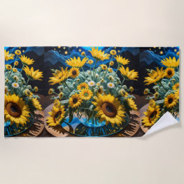 Bodegón Flores y Noche 1 - 001 Strandlaken