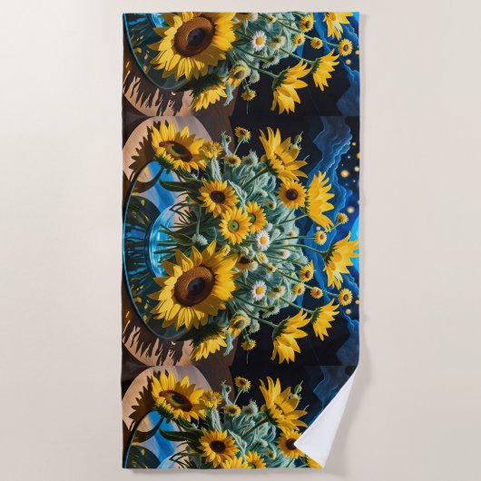 Bodegón Flores y Noche 1 - 001 Strandlaken (Voorkant)