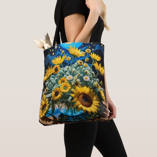 Bodegón Flores y Noche 1 - 001 Tote Bag (Dichtbij)
