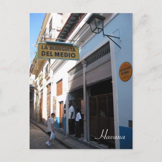bodeguita havana briefkaart (Voorkant)
