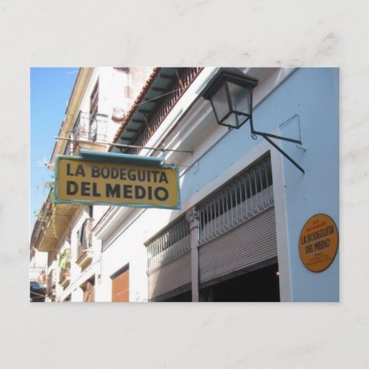 bodeguita medio havana briefkaart (Voorkant)