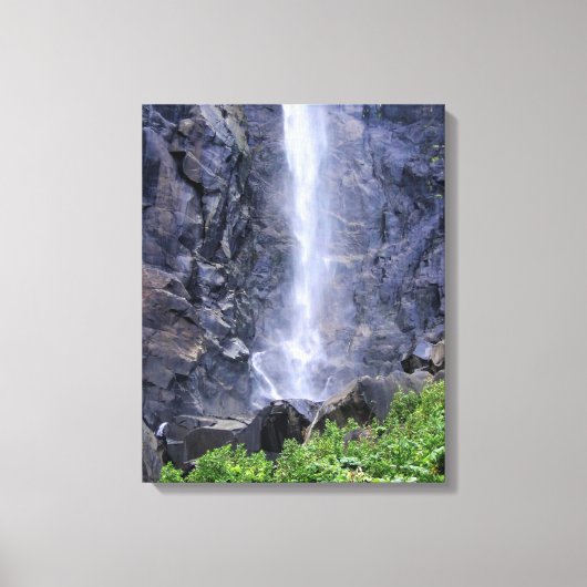 Bodem van de Herfsten van Bridalveil, Yosemite, CA Canvas Afdruk (Voorkant)