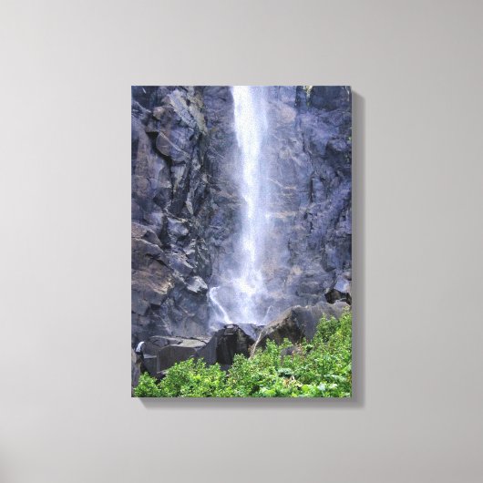 Bodem van de Herfsten van Bridalveil, Yosemite, CA Canvas Afdruk (Voorkant)