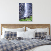 Bodem van de Herfsten van Bridalveil, Yosemite, CA Canvas Afdruk (Insitu (Slaapkamer))