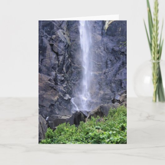 Bodem van de Herfsten van Bridalveil, Yosemite, CA Kaart (Voorkant)