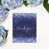 Bodemaanblauw glitterstof voor de jaarwisseling be