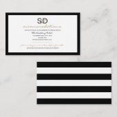 Bodemaccommodaties voor zwarte en witte bruiloft informatiekaartje (Voorkant / Achterkant)