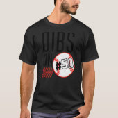 Bodemafdekking op nummer 50 Baseball Sportspelerve T-shirt (Voorkant)
