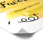 Bodemaftekening Waterverf Poster (Hoek)