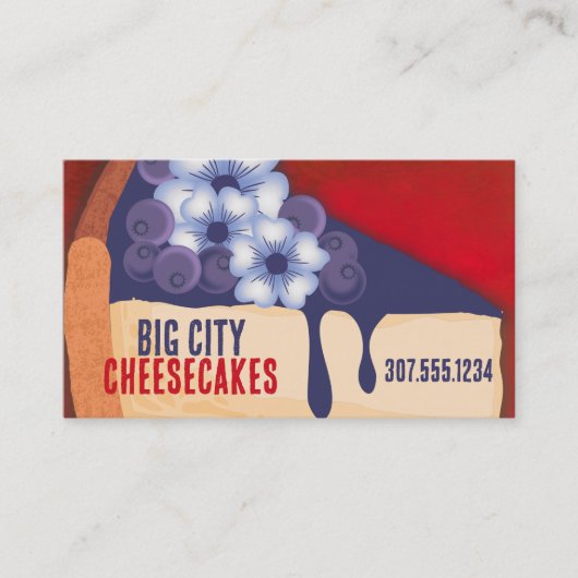 Bodembakkersbruiloft in de bosbessen visitekaartje (Voorkant)