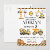 Bodemballetjeskinderen van Birthday Party Briefkaart (Voorkant / Achterkant)