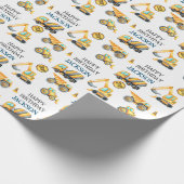 Bodemballetjeskinderen van Birthday Party Cadeaupapier (Hoek)