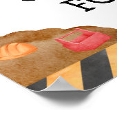 Bodemballetjeskinderen van Birthday Party Poster (Hoek)