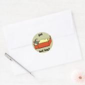 Bodembeestjes Ronde Sticker (Envelop)