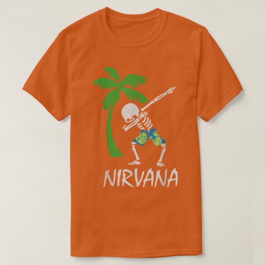 Bodembekken op strand nirvana t-shirt (Design voorkant)