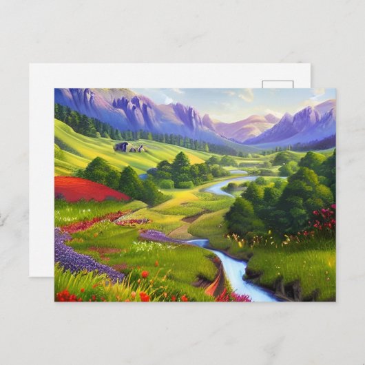 Bodembergen en meer briefkaart (Voorkant / Achterkant)