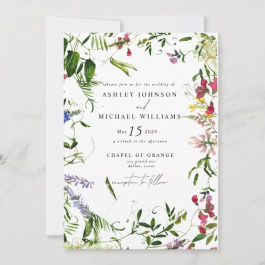 Bodembloem Kaart (Voorkant)