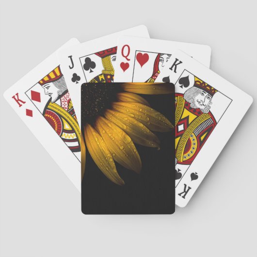 Bodembloemen 28 Zonnebloem Pokerkaarten (Achterkant)