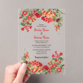 Bodembloemen Bodembeugel Acryl Uitnodigingen (Insitu (Draagbaar))