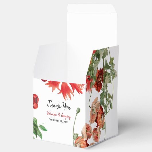 Bodembloemen Bodembeugel Bedankdoosjes (Geopend)