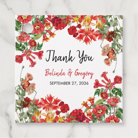 Bodembloemen Bodembeugel Bedankjes Labels (Voorkant)