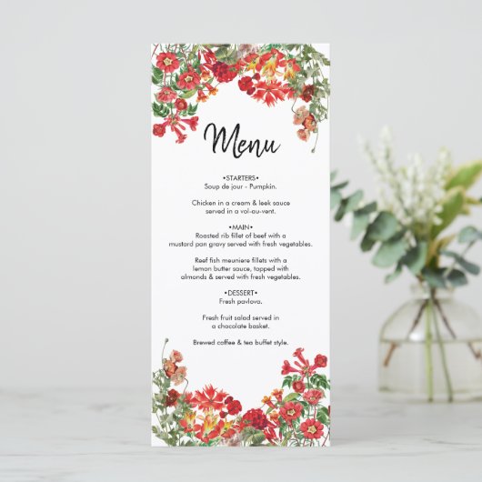 Bodembloemen Bodembeugel Menu (Staand voorkant)