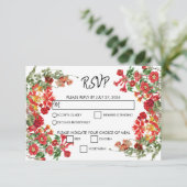 Bodembloemen Bodembeugel RSVP Kaartje (Staand voorkant)
