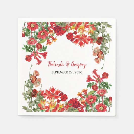 Bodembloemen Bodembeugel Servet (Voorkant)