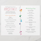 Bodembloemen regenboogprogramma (Achterkant)