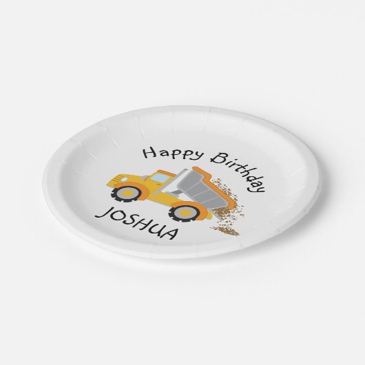 Bodemboeien: Birthday Papieren Bordje (Gekanteld)