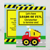 Bodemboeien eerste verjaardag kaart (Voorkant / Achterkant)