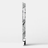 Bodemboom, plant en palmboom, zwart-wit Case-Mate iPhone case (Achterkant / Links)