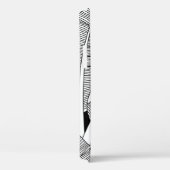 Bodemboom, plant en palmboom, zwart-wit Case-Mate iPhone case (Achterkant / Rechts)