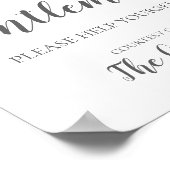 Bodembord - Bathroom Basket Floral Sign Poster (Hoek)