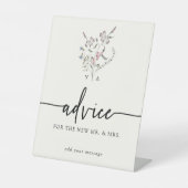 Bodembord voor advies reclamebord met voetstuk (Voorkant)